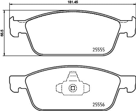 Brembo P24199 Brake Pad Set, disc brake - 1