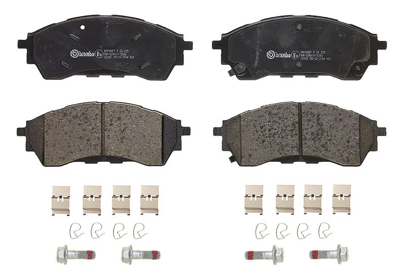 Brembo P24225 Brake Pad Set, disc brake - 2