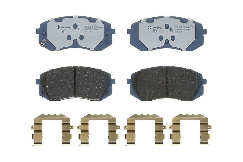 Brembo P30093E Brake Pad Set, disc brake - 3