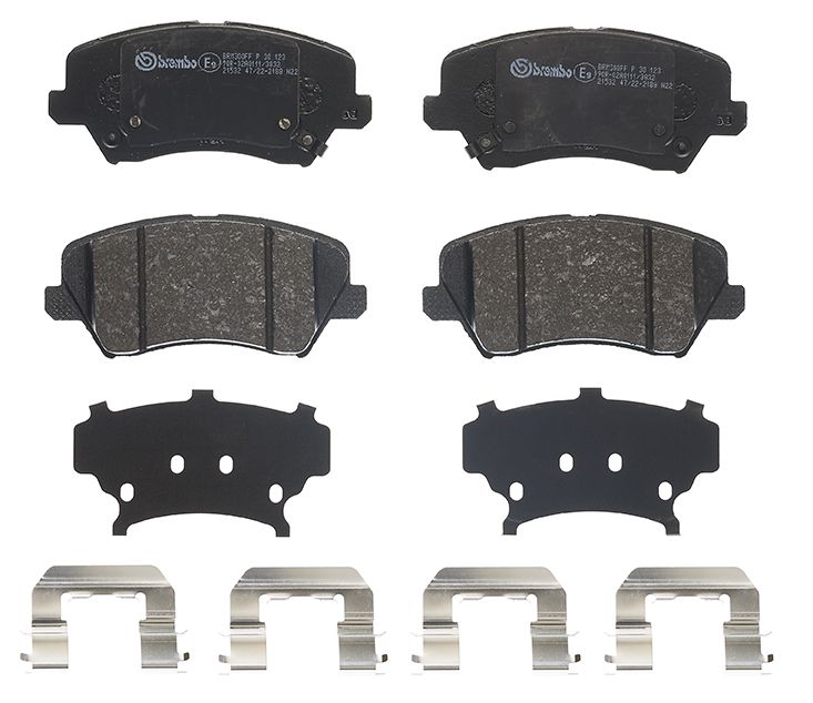 Brembo P30123 Brake Pad Set, disc brake - 2