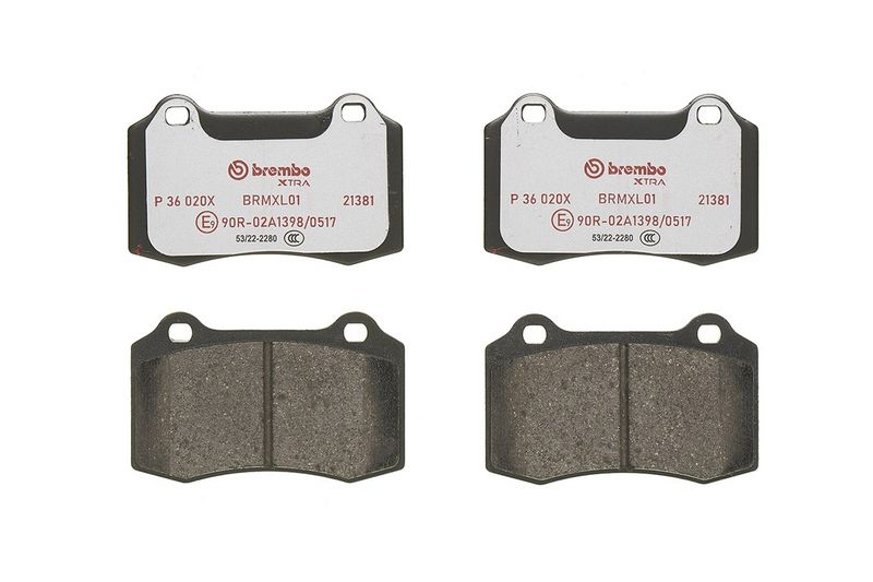 Brembo P36020X Brake Pad Set, disc brake - 3