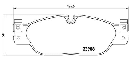 Brembo P36021 Brake Pad Set, disc brake - 1
