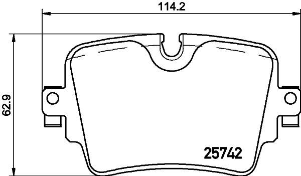 Brembo P36033 Brake Pad Set, disc brake - 1