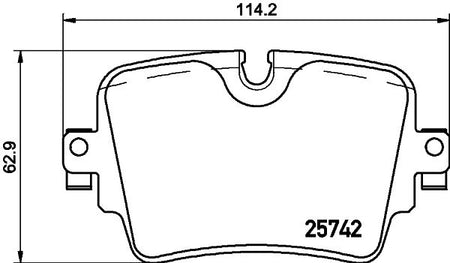 Brembo P36033 Brake Pad Set, disc brake - 1