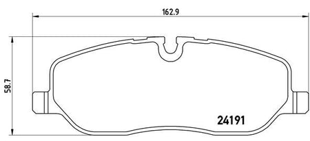 Brembo P44014 Brake Pad Set, disc brake - 1