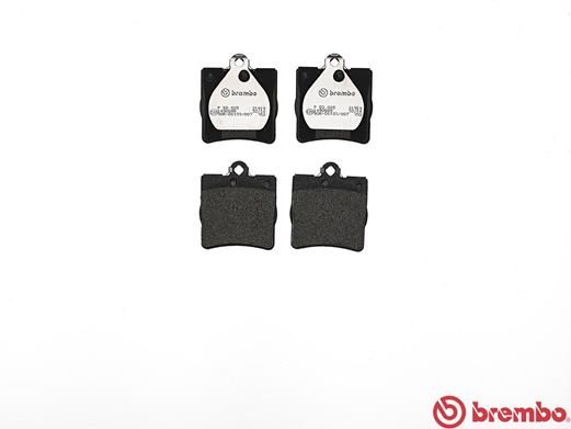 Brembo P50025 Brake Pad Set, disc brake - 2