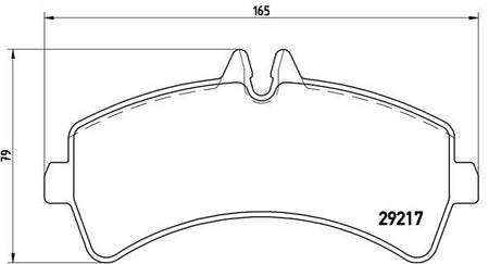 Brembo P50060 Brake Pad Set, disc brake - 1