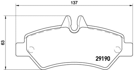 Brembo P50084G Brake Pad Set, disc brake - 4