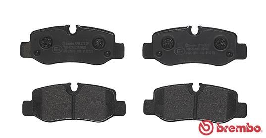Brembo P50126 Brake Pad Set, disc brake - 2