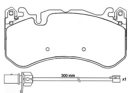 Brembo P50127 Brake Pad Set, disc brake - 1