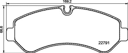 Brembo P50150 Brake Pad Set, disc brake - 1