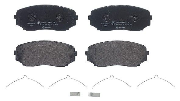 Brembo P54059 Brake Pad Set, disc brake - 2