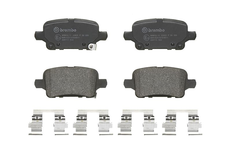 Brembo P59095 Brake Pad Set, disc brake - 2