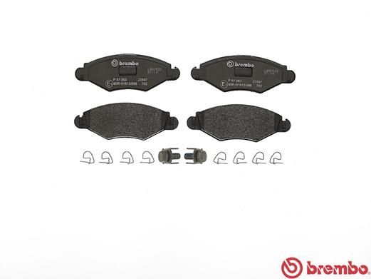 Brembo P61063 Brake Pad Set, disc brake - 2
