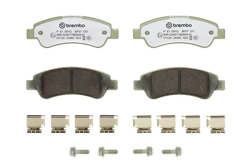 Brembo P61091G Brake Pad Set, disc brake - 3