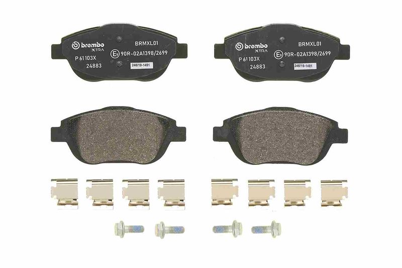 Brembo P61103X Brake Pad Set, disc brake - 4