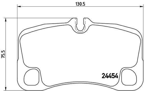 Brembo P65013 Brake Pad Set, disc brake - 1