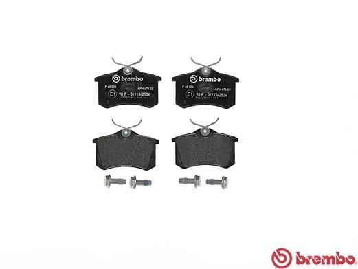 Brembo P68024 Brake Pad Set, disc brake - 2
