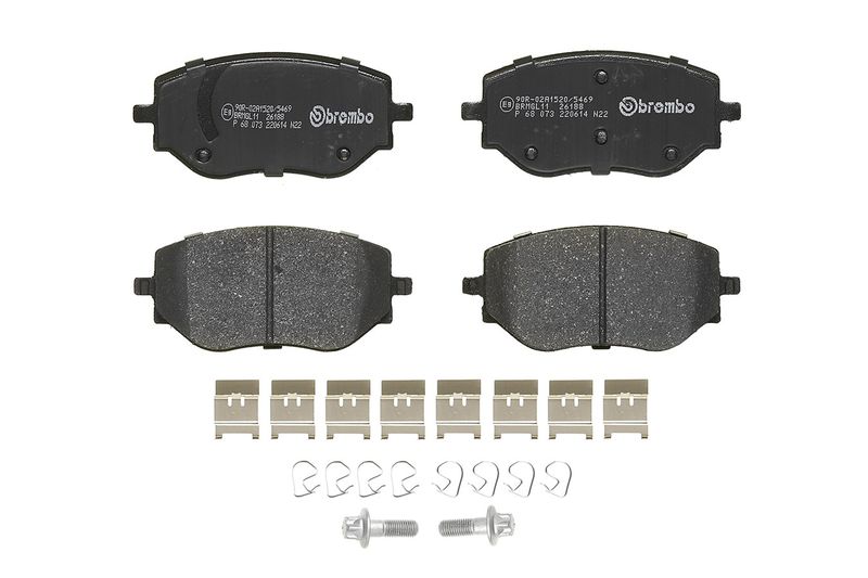 Brembo P68073 Brake Pad Set, disc brake - 4
