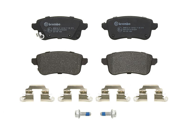 Brembo P68074 Brake Pad Set, disc brake - 3