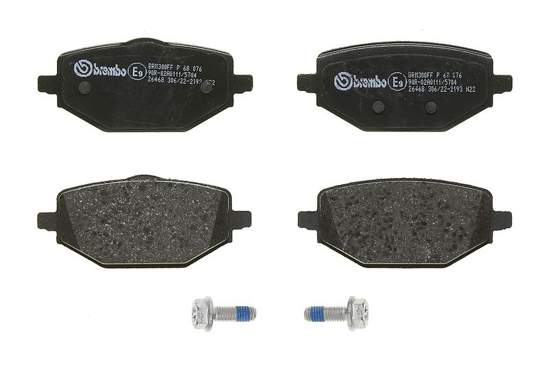 Brembo P68076 Brake Pad Set, disc brake - 3