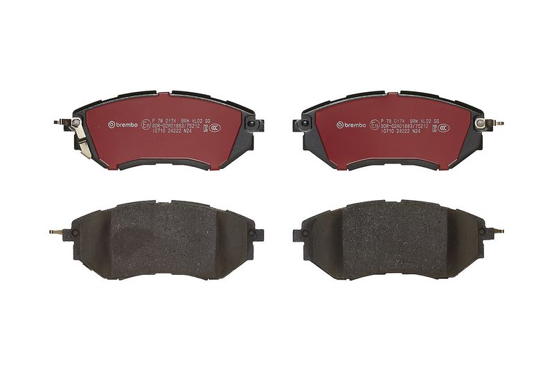 Brembo P78017X Brake Pad Set, disc brake - 3