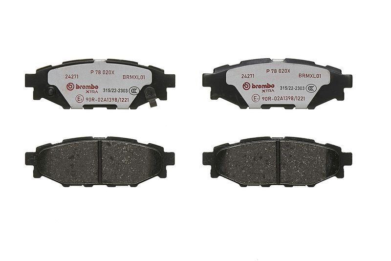 Brembo P78020X Brake Pad Set, disc brake - 3