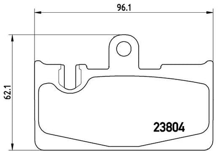 Brembo P83059 Brake Pad Set, disc brake - 1