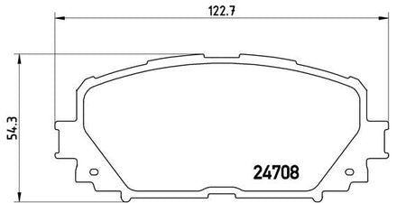Brembo P83101 Brake Pad Set, disc brake - 1