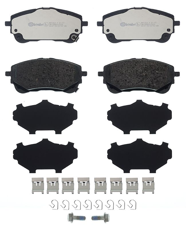 Brembo P83177 Brake Pad Set, disc brake - 2