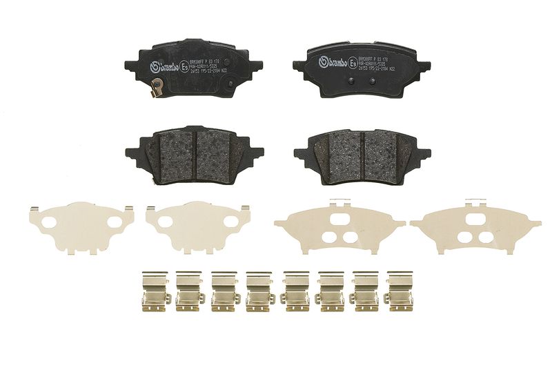 Brembo P83178 Brake Pad Set, disc brake - 4