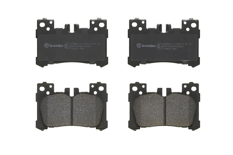 Brembo P83181 Brake Pad Set, disc brake - 2