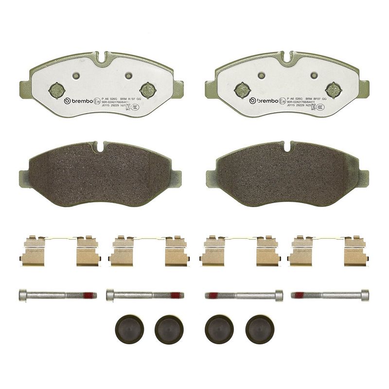 Brembo PA6026G Brake Pad Set, disc brake - 2