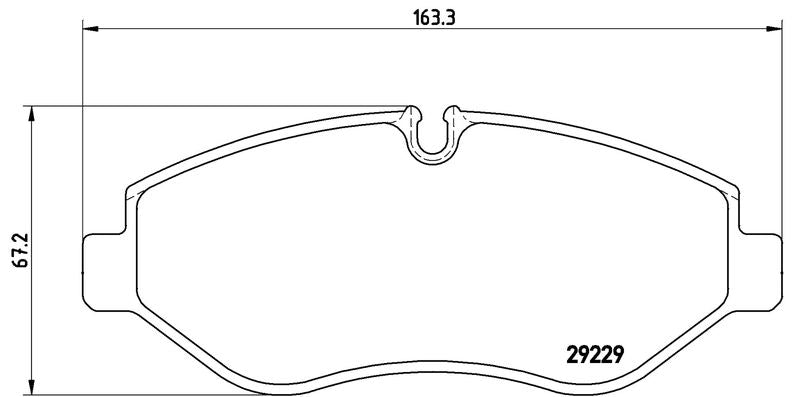 Brembo PA6026G Brake Pad Set, disc brake - 3