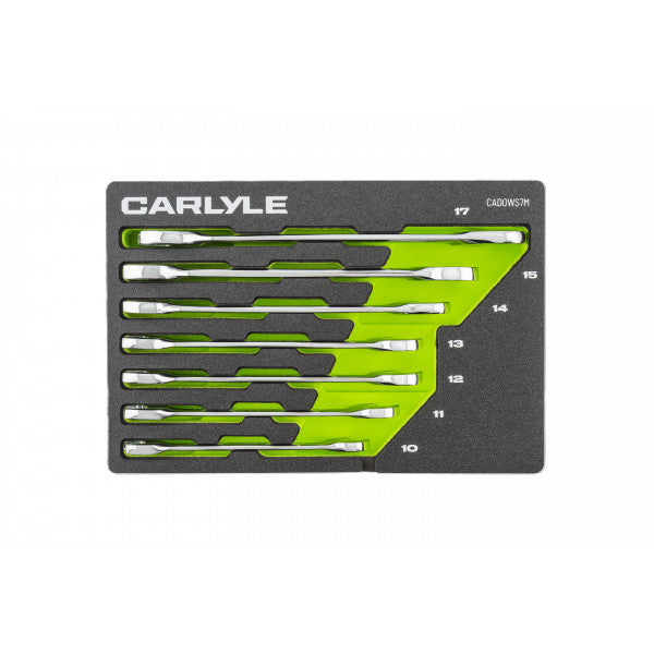 7 PC Metric Double Open End Angle Wrench Set