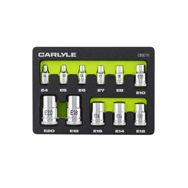 11PC External E Torx Star Socket Set