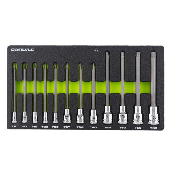 12 Pc Long Torx Bit Socket Set