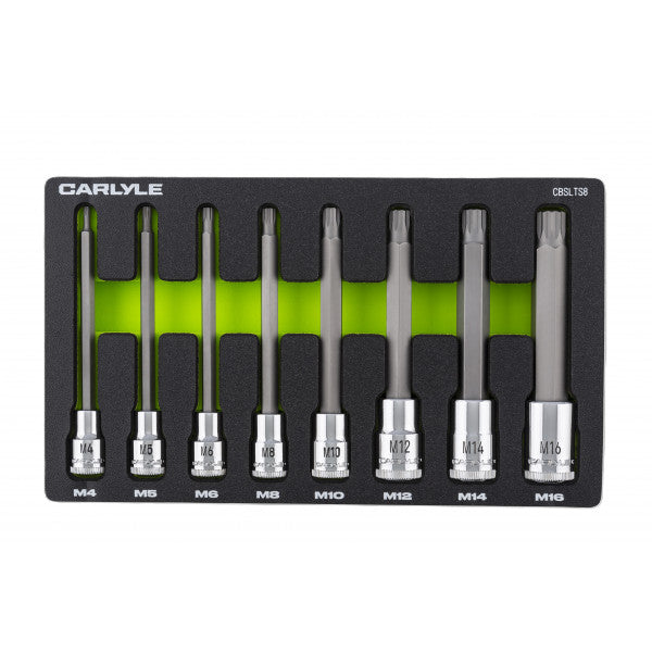 8 Pc Long Triple Square Bit Set