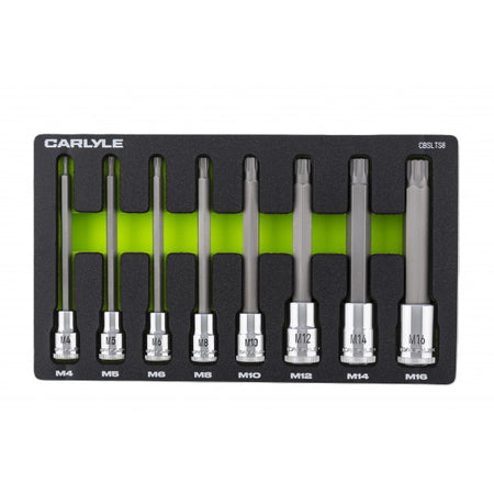 8 Pc Long Triple Square Bit Set