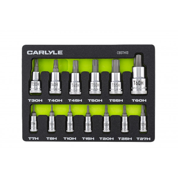 13 Pc Mult Drive Tamper Torx Proof Bit Socket Set