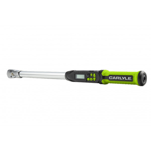 1/2in Drive Digital Flex Head Torque Wrench with Angle Indicator 17 to 339Nm