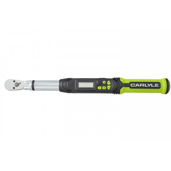 3/8in Drive Digital Flex Head Torque Wrench with Angle Indicator 6.77  to 134Nm
