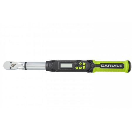3/8in Drive Digital Flex Head Torque Wrench with Angle Indicator 6.77  to 134Nm