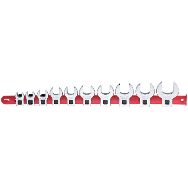 Carlyle SAE Combination End Crows Foot Set (10 Pieces)