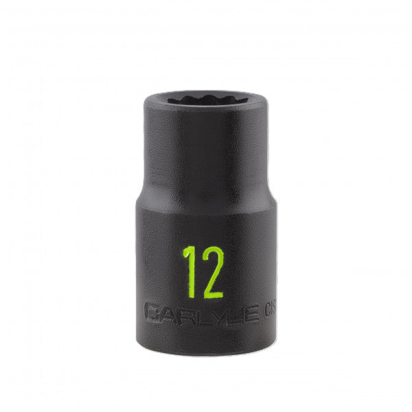 1/2in Drive 12mm 12 PT Impact Socket