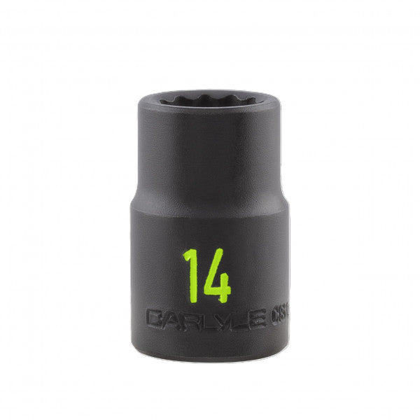 1/2in Drive 14mm 12 PT Impact Socket