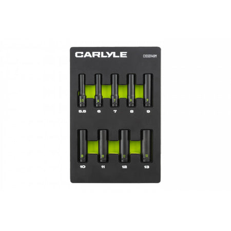 9PC 1/4DR 6PT Deep Socket Set