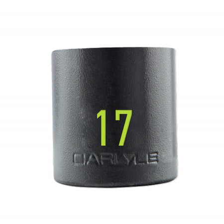 1/2in Drive 17mm 6 PT Stubby Impact Socket