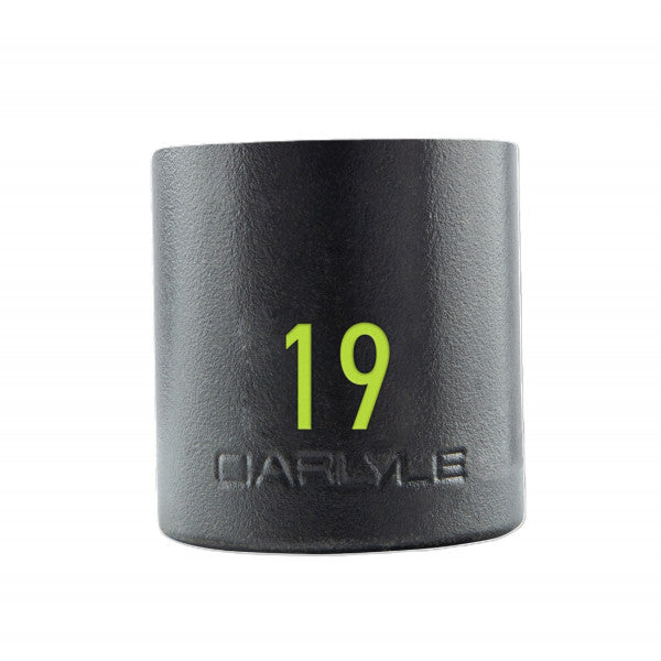1/2in Drive 19mm 6 PT Stubby Impact Socket