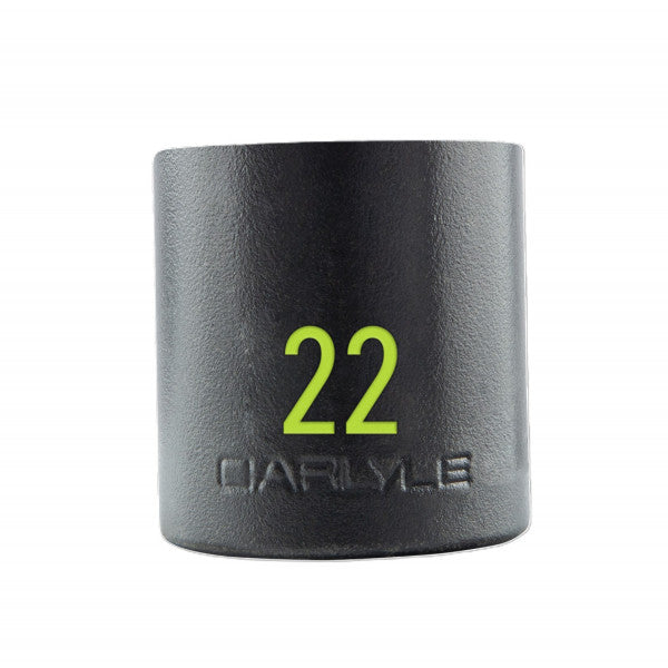 1/2in Drive 22mm 6 PT Stubby Impact Socket